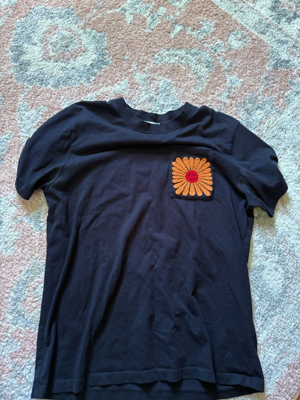Sandro Paris Men’s Flower Pocket Tee